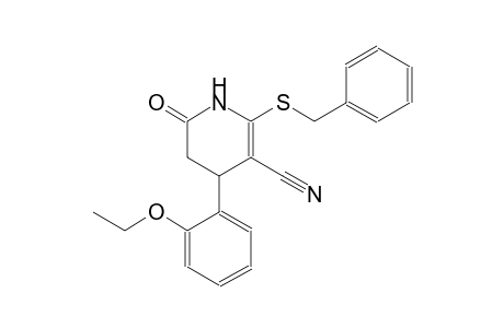 3-pyridinecarbonitrile, 4-(2-ethoxyphenyl)-1,4,5,6-tetrahydro-6-oxo-2-[(phenylmethyl)thio]-