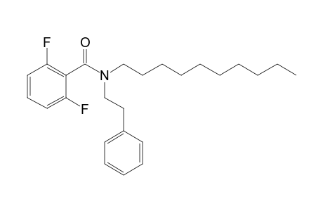 2,6-Difluorobenzamide, N-(2-phenylethyl)-N-decyl-