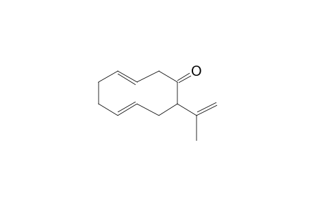 3,7-Cyclodecadien-1-one, 10-(1-methylethenyl)-, (E,E)-