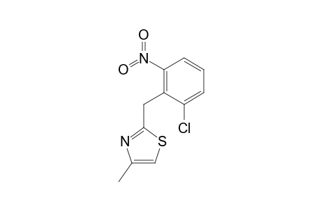 2-(2-Chloro-6-nitrobenzyl)-4-methylthiazole