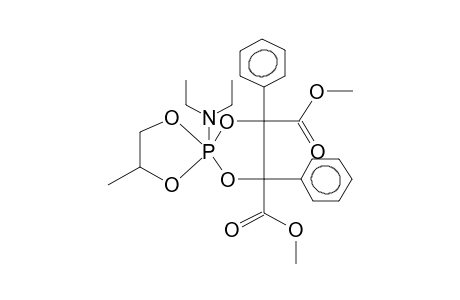 2-(1,2-PROPYLENEDIOXY)-2-DIETHYLAMINO-4,5-BIS(CARBOMETHOXY)-4,5-DIPHENYL-1,3,2-DIOXAPHOSPHOLANE