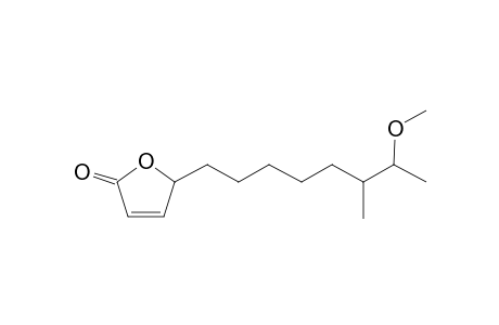 2(5H)-Furanone, 5-(7-hydroxy-6-methyloctyl)-, methyl ether