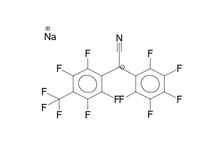 PENTAFLUOROPHENYL(4-TRIFLUOROMETHYLTETRAFLUOROPHENYL)ACETONITRILE,SODIUM SALT