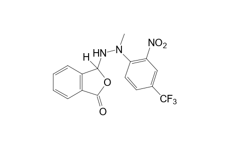 3-[2-METHYL-2-(2-NITRO-alpha,alpha,alpha-TRIFLUORO-p-TOLYL)HYDRAZINO]PHTHALIDE