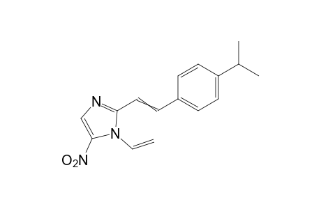 2-(p-isopropylstyryl)-5-nitro-1-vinylimidazole