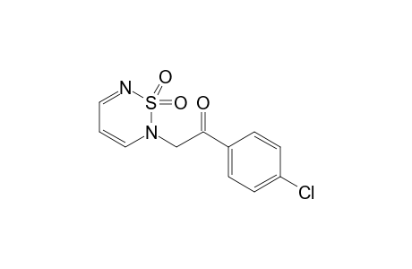 2-(4'-Chlorophenacyl)-1,2,6-thiadiazine - 1,1-dioxide