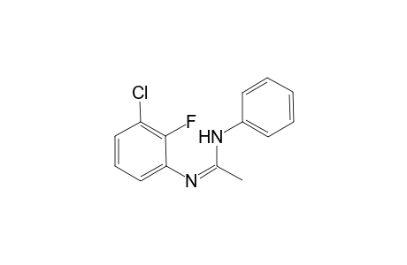N'-(3-Chloro-2-fluorophenyl)-N-phenylacetimidamide