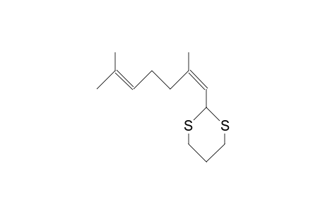 (Z)-2-(2,6-Dimethyl-1,5-heptadienyl)-1,3-dithiane