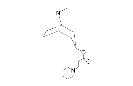 Propionic acid, 3-(1-piperidyl)-, 8-aza-8-methylbicyclo[3.2.1]oct-3-yl ester