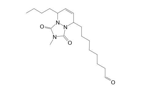 2(N)-Methyl-1,3-dioxo-8-(7'-formylheptyl)-5-butyl-2,4,9-triazabicyclo[4.3.0(4,9)]non-6-ene