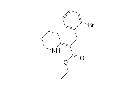 (Z)-Ethyl-3-(2-bromophenyl)-2-piperidin-2-ylidene propionate