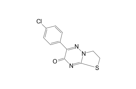 6-(p-chlorophenyl)-2,3-dihydro-7H-thiazolo[3,2-b]-as-triazin-7-one
