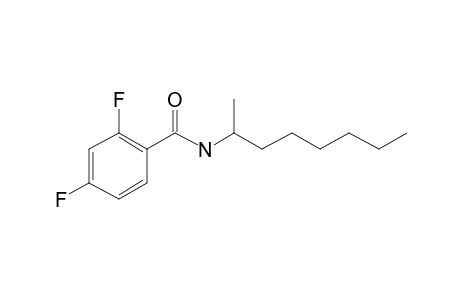 2,4-Difluorobenzamide, N-(2-octyl)-