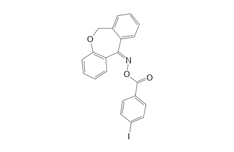 DIBENZO-[B,E]-OXEPIN-11(6H)-ONE-O-(4-IODO-BENZOYL)-OXIME;MAJOR-ISOMER