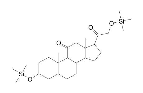 3.alpha.,21-bis[(Trimethylsilyl)oxy]-5.beta.-pregnane-11,20-dione