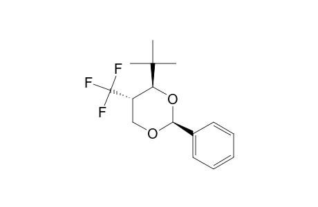 (2S,4S,5S)-4-tert-butyl-2-phenyl-5-(trifluoromethyl)-1,3-dioxane