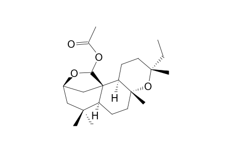 2.beta.,20:8.alpha.,13-diepoxylabdan-20.xi.-yl Acetate