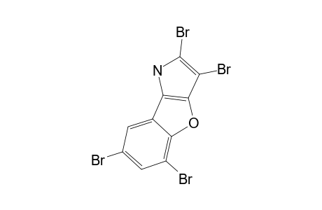 2,3,5,7-TETRABROMOBENZOFURO-[3.2-B]-PYRROLE