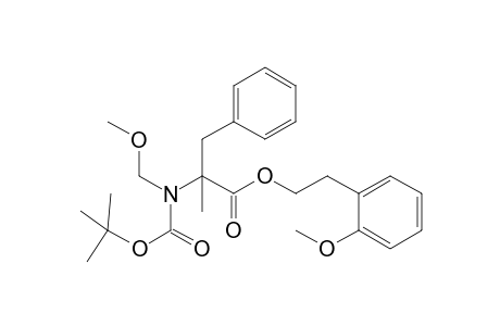 2-(tert-Butoxycarbonylmethoxymethylamino)-2-methyl-3-phenylpropionic acid 2-(2-methoxyphenyl)ethyl ester