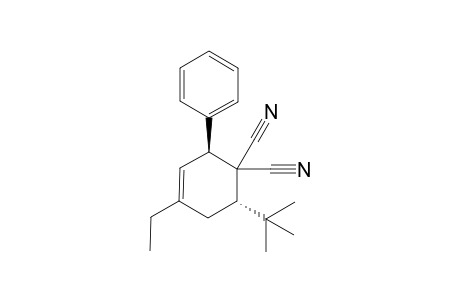 trans-6-tert-Butyl-1,1-dicyano-4-ethyl-2-phenylcyclohex-3-ene