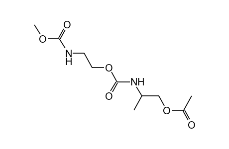 (2-HYDROXY-1-METHYLETHYL)CARBAMIC ACID, ESTER WITH METHYL (2-HYDROXYETHYL)CARBAMATE, ACETATE (ESTER)