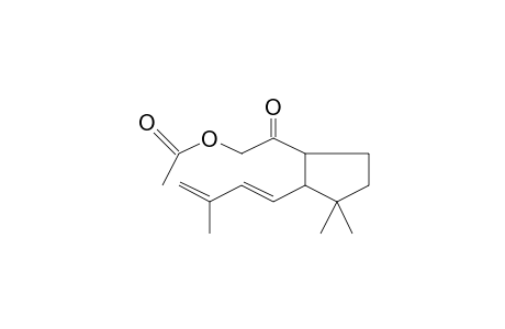 Acetic acid, 2-[3,3-dimethyl-2-(3-methyl-buta-1,3-dienyl)-cyclopentyl]-2-oxoethyl ester