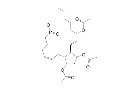 2-Decarboxy-2-phosphinico-prostaglandin-F(2-alpha)-triacetate