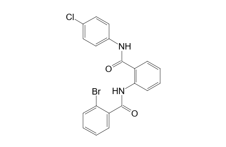 2-[(2-bromobenzoyl)amino]-N-(4-chlorophenyl)benzamide