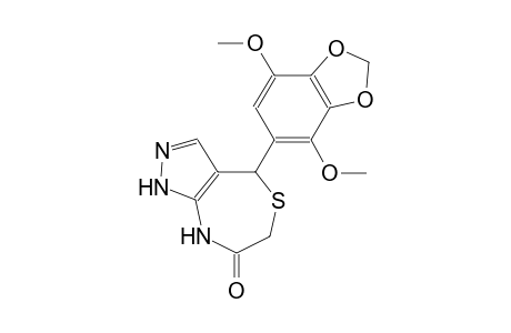 1H-pyrazolo[3,4-e][1,4]thiazepin-7(6H)-one, 4-(4,7-dimethoxy-1,3-benzodioxol-5-yl)-4,8-dihydro-