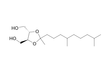 (4S,5S)-2-[(RS)-4,8-DIMETHYLNONYL]-2-METHYL-1,3-DIOXOLAN-4,5-DIMETHANOL,DIASTEREOMERES-1