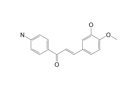 (2E)-1-(4-Aminophenyl)-3-(3-hydroxy-4-methoxyphenyl)prop-2-en-1-one