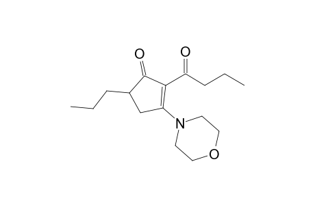 2-Butanoyl-3-morpholin-4-yl-5-propyl-cyclopent-2-en-1-one