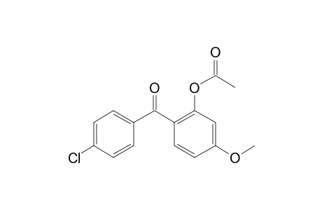 4'-Chloro-2-hydroxy-4-methoxybenzophenone, acetate