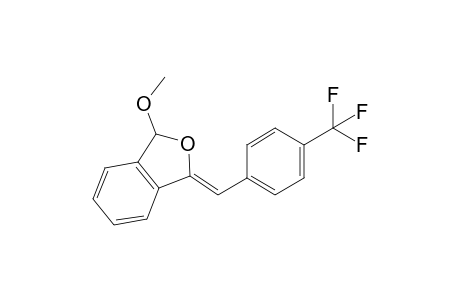3-Methoxy-1-[4'-(trifluoromethyl)phenyl]methylene-3-hydroxyisobenzofuran