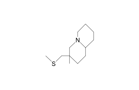 3(A)-Methyl-3(E)-methylthiomethyl-quinolizidine