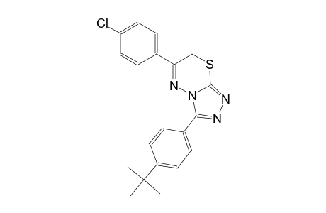 3-(4-tert-butylphenyl)-6-(4-chlorophenyl)-7H-[1,2,4]triazolo[3,4-b][1,3,4]thiadiazine