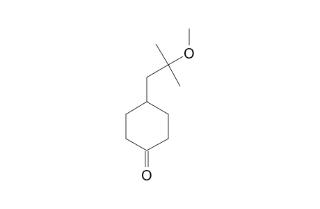 4-(2-METHOXY-2-METHYLPROPYL)-CYCLOHEXANONE