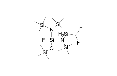 1,1-Disiloxanediamine, N-(difluoromethylsilyl)-1-fluoro-3,3,3-trimethyl-N,N',N'-tris(trimeth ylsilyl)-