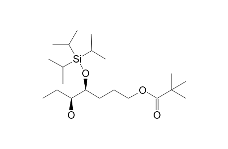 (5S)-(+)-hydroxy-(4S)-(triisopropylsilyloxy)heptyl pivalate