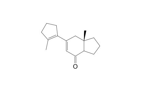 (S)-6-Methyl-4-(2'-methylcyclopent-1'-enyl)bicyclo[4.3.0]non-3-en-2-one