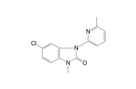 5-chloro-1-methyl-3-(6-methyl-2-pyridyl)-2-benzimidazolinone