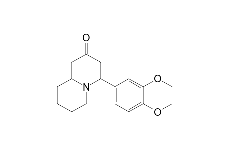 4-(3,4-Dimethoxy-phenyl)-quinolizidin-2-one