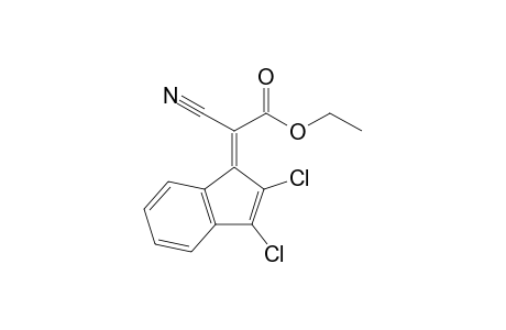 (2Z)-2-cyano-2-(2,3-dichloro-1-indenylidene)acetic acid ethyl ester