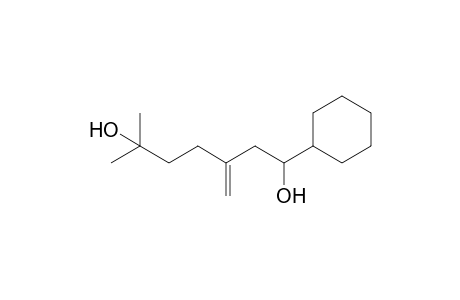 1-Cyclohexyl-6-methyl-3-methyleneheptane-1,6-diol