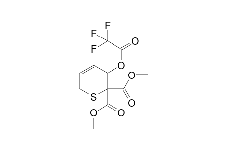 3-(2,2,2-trifluoroacetyl)oxy-3,6-dihydrothiopyran-2,2-dicarboxylic acid dimethyl ester