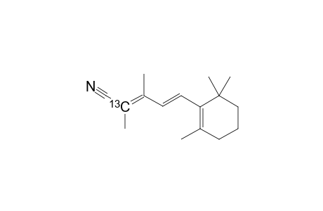 [2-(13)C]-2,3-DIMETHYL-5-(2',6',6'-TRIMETHYL-1'-CYCLOHEXEN-1'-YL)-2,4-PENTADIENENITRILE