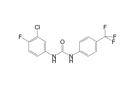 Urea, N-(3-chloro-4-fluorophenyl)-N'-[4-(trifluoromethyl)phenyl]-