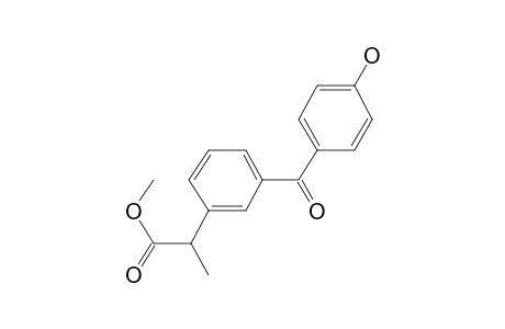 2-(3-(4-Hydroxybenzoyl)phenyl)propionicacid methyl ester