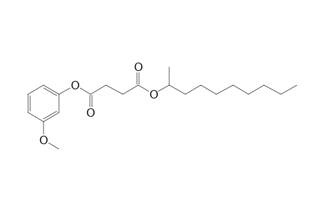 Succinic acid, dec-2-yl 3-methoxyphenyl ester