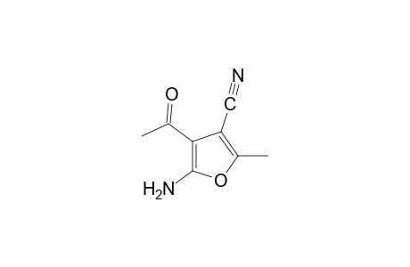 4-acetyl-5-amino-2-methyl-3-furancarbonitrile